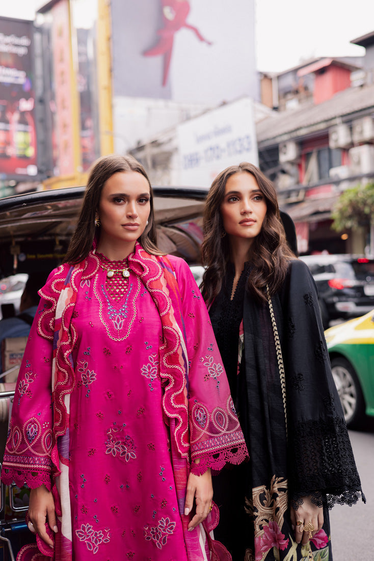 Marjjan | Carnation Lawn | MBL-17 B (HOT PINK) - Official Marjjan - Agha Fabrics UK