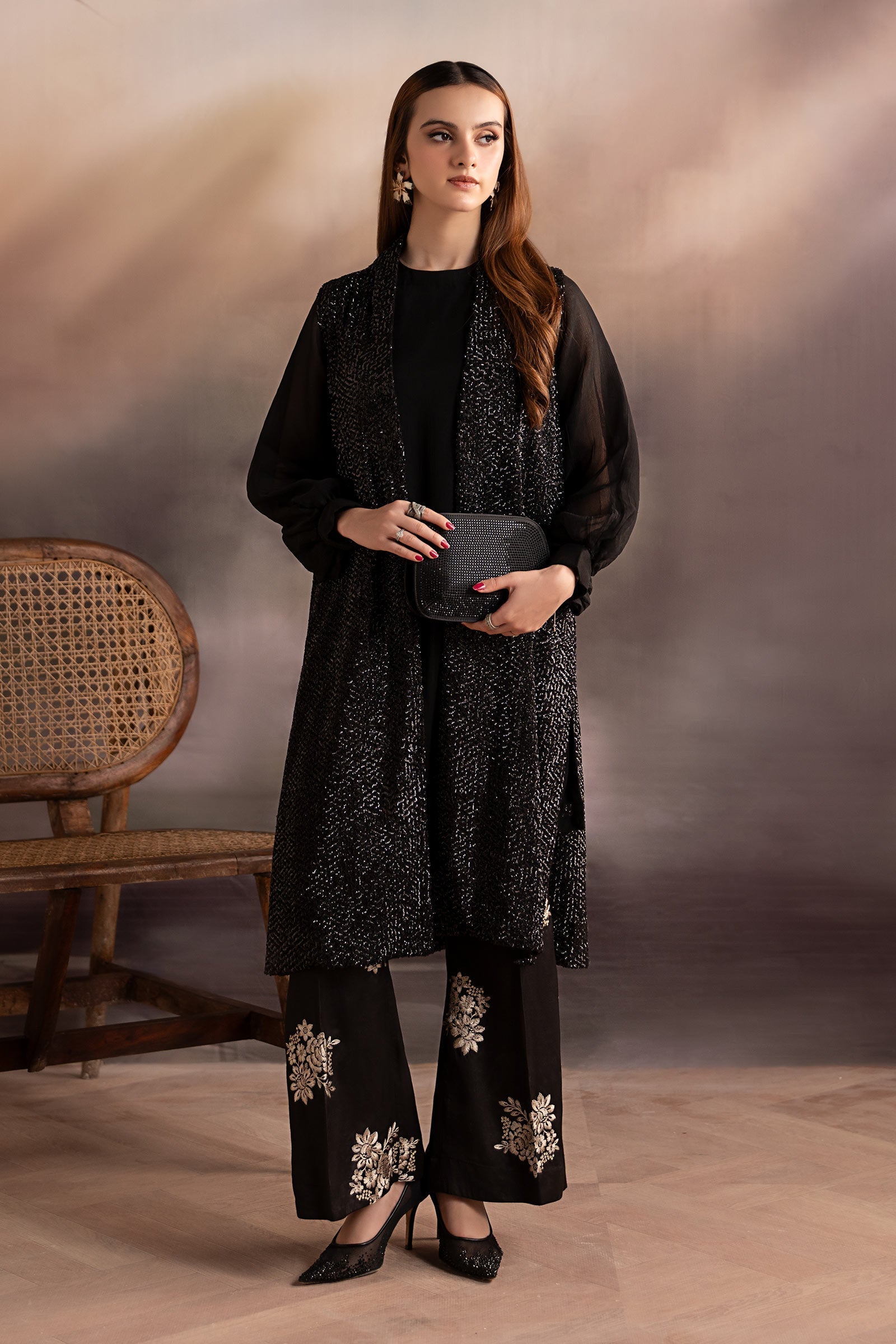 Maria B | Pre fall Dresses | MBS-W25-21 K - Official Maria B - Agha Fabrics UK