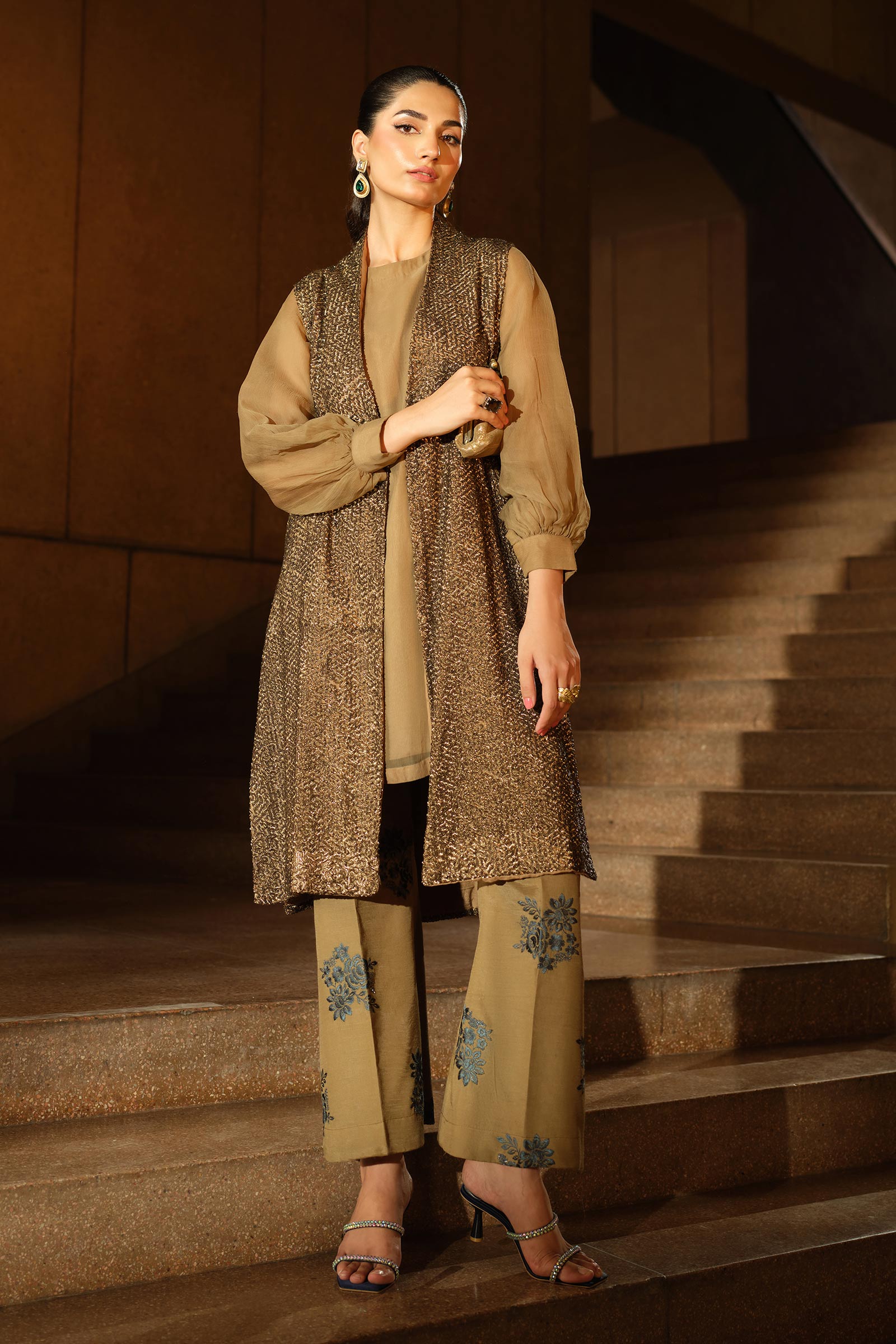 Maria B | Pre fall Dresses | MBS-W25-21 C - Official Maria B - Agha Fabrics UK