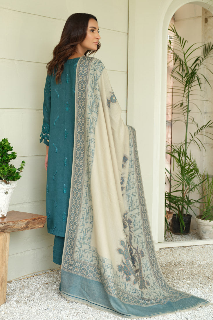 Marjjan | Aangan Embroidered Viscose | MDS-69 (SEA GREEN) - Official Marjjan - Agha Fabrics UK