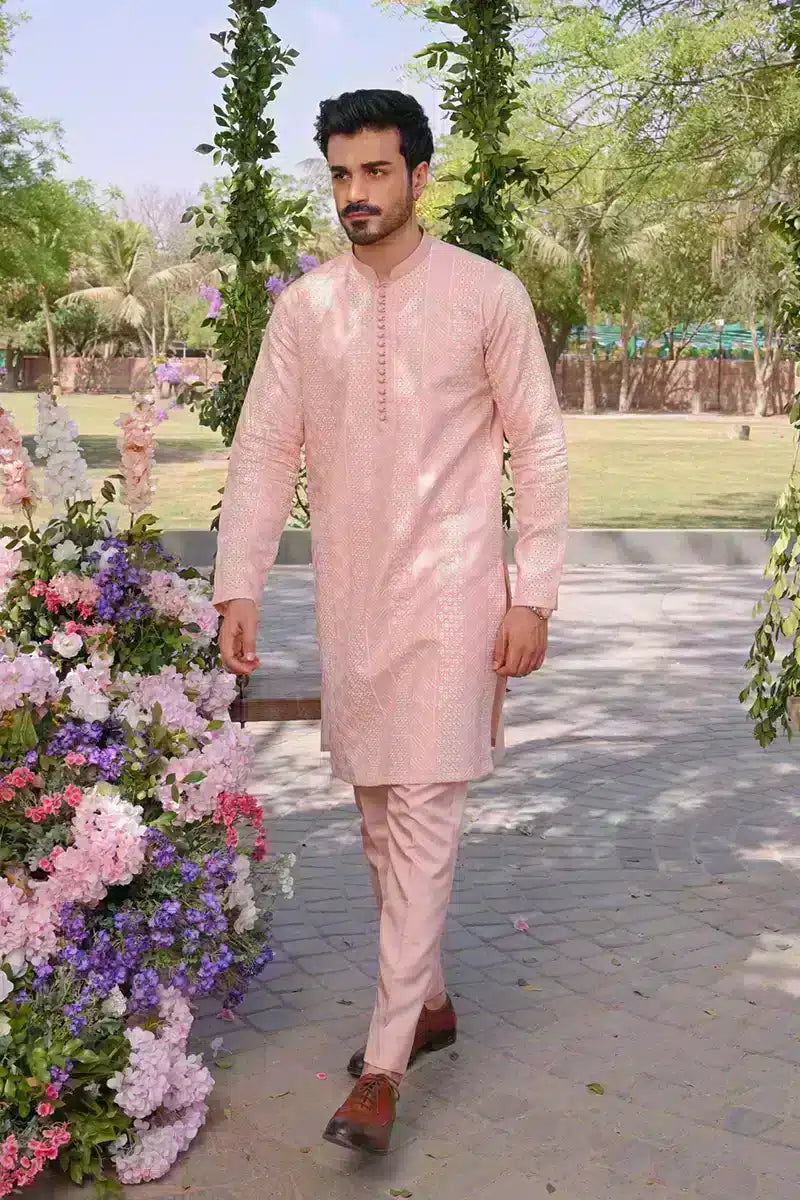 Pakistani Menswear | QMK-MN-01 - Official Agha Fabrics Ltd. - Agha Fabrics UK