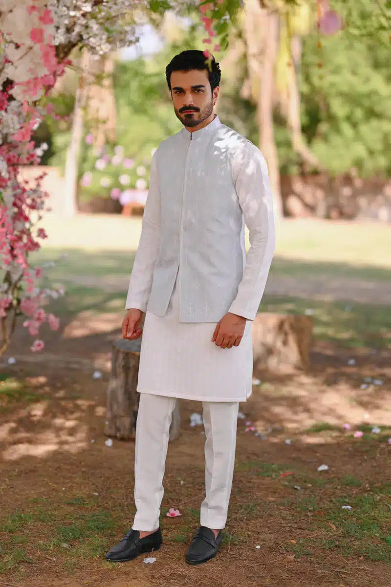 Pakistani Menswear | QMK-MN-03 - Official Agha Fabrics Ltd. - Agha Fabrics UK