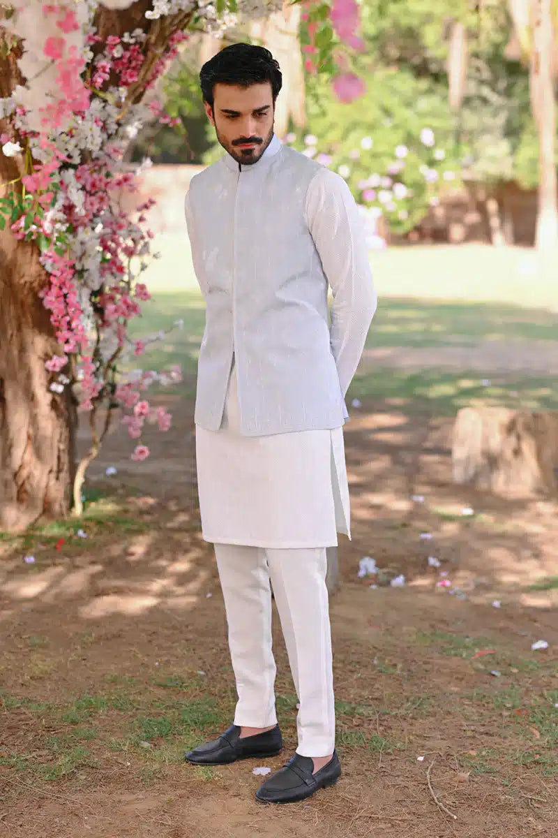 Pakistani Menswear | QMK-MN-03 - Official Agha Fabrics Ltd. - Agha Fabrics UK