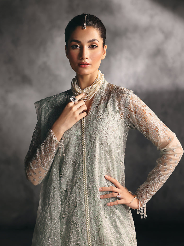 Rajbari | Sage Chiffon Edit | Astoria - Official Rajbari - Agha Fabrics UK