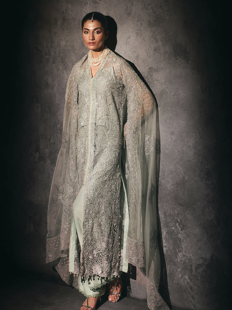 Rajbari | Sage Chiffon Edit | Astoria - Official Rajbari - Agha Fabrics UK