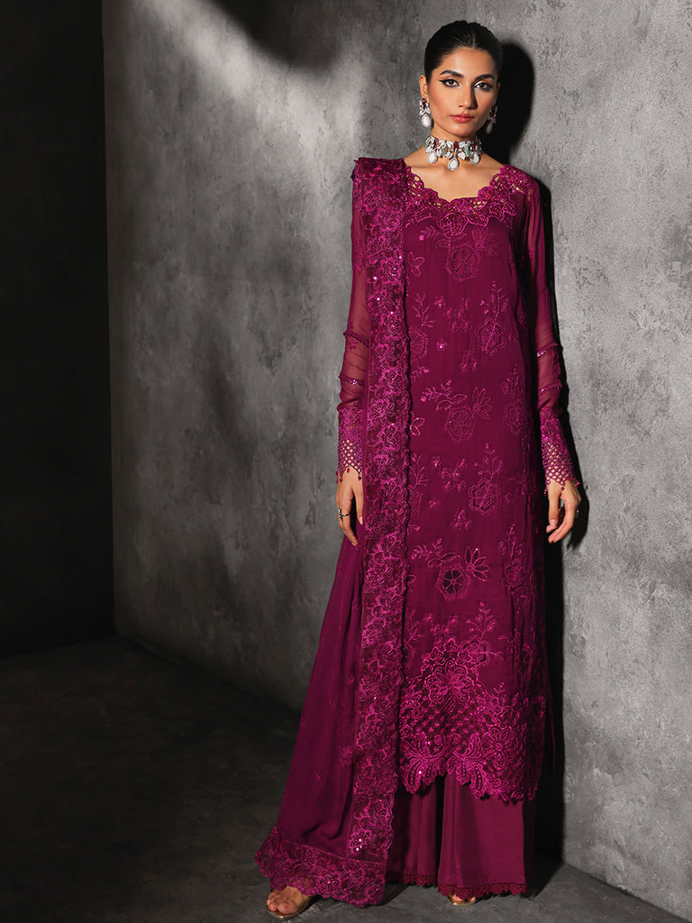 Rajbari | Sage Chiffon Edit | Elysian - Official Rajbari - Agha Fabrics UK