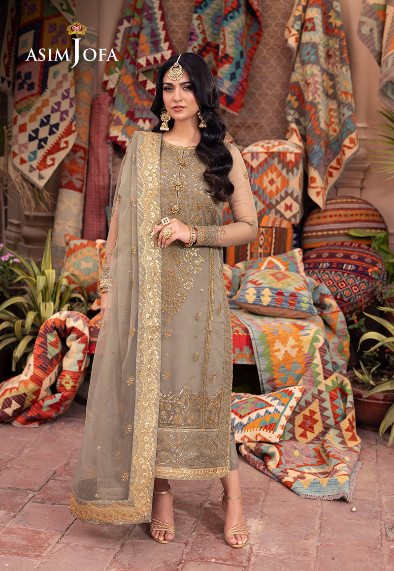 Asim Jofa | Pyaar Diyan Gallan Formals | AJEM-17 - Official Asim Jofa - Agha Fabrics UK
