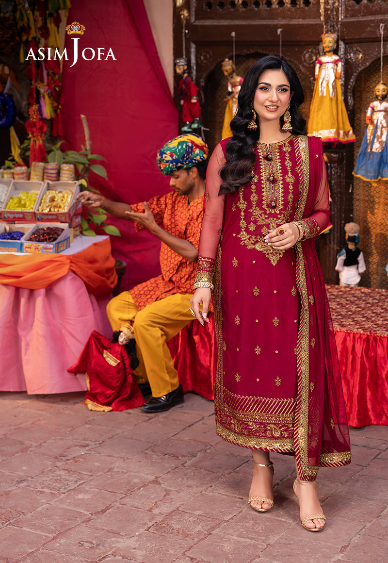 Asim Jofa | Pyaar Diyan Gallan Formals | AJEM-19 - Official Asim Jofa - Agha Fabrics UK