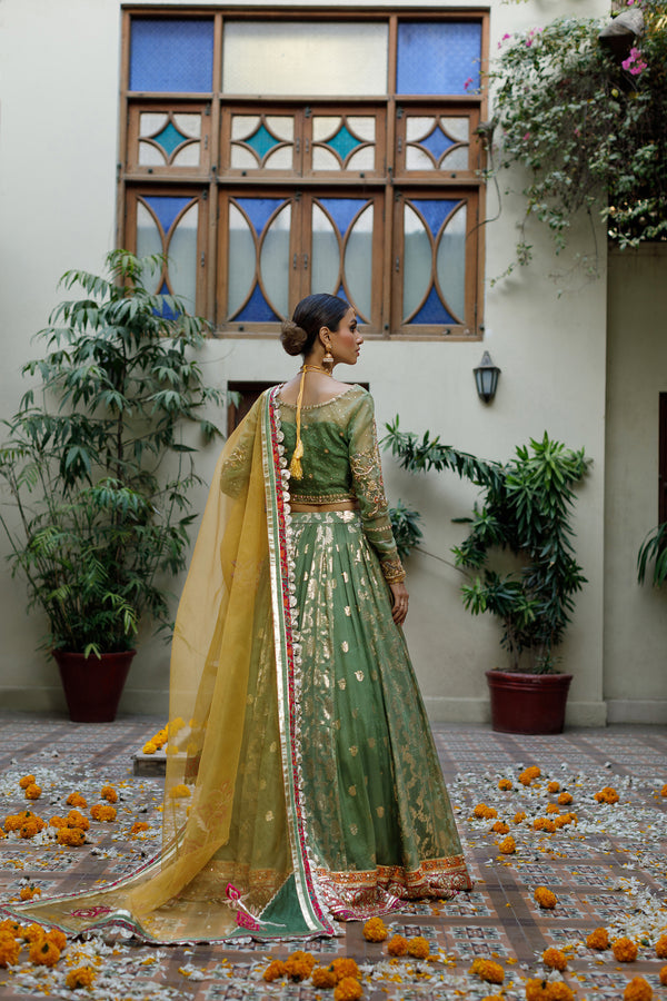 Wahajmkhan | Bahar Begum Formals | GREEN GALORE