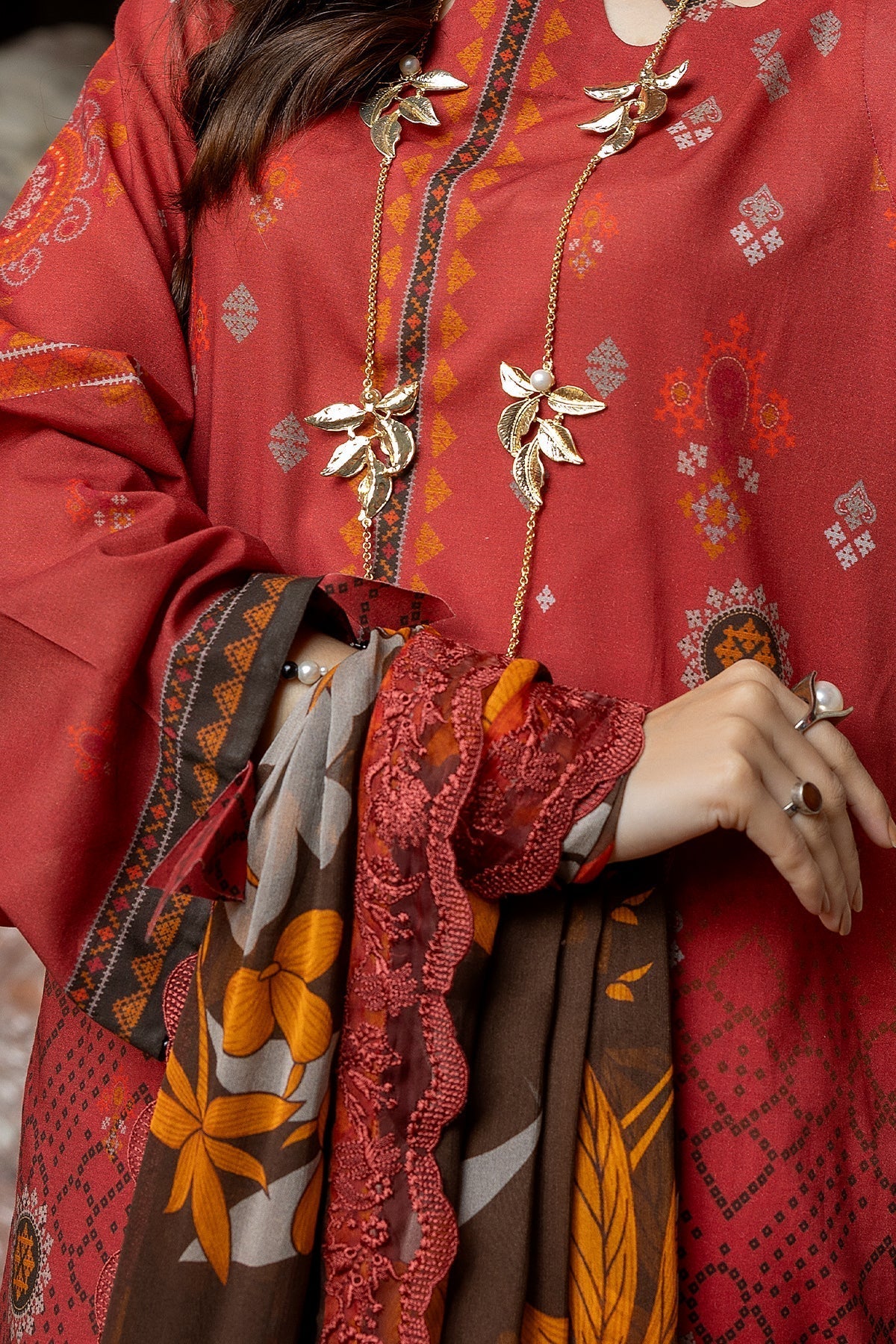 Charizma | Lawn Collection 24 | PM4-23 - Official Charizma - Agha Fabrics UK