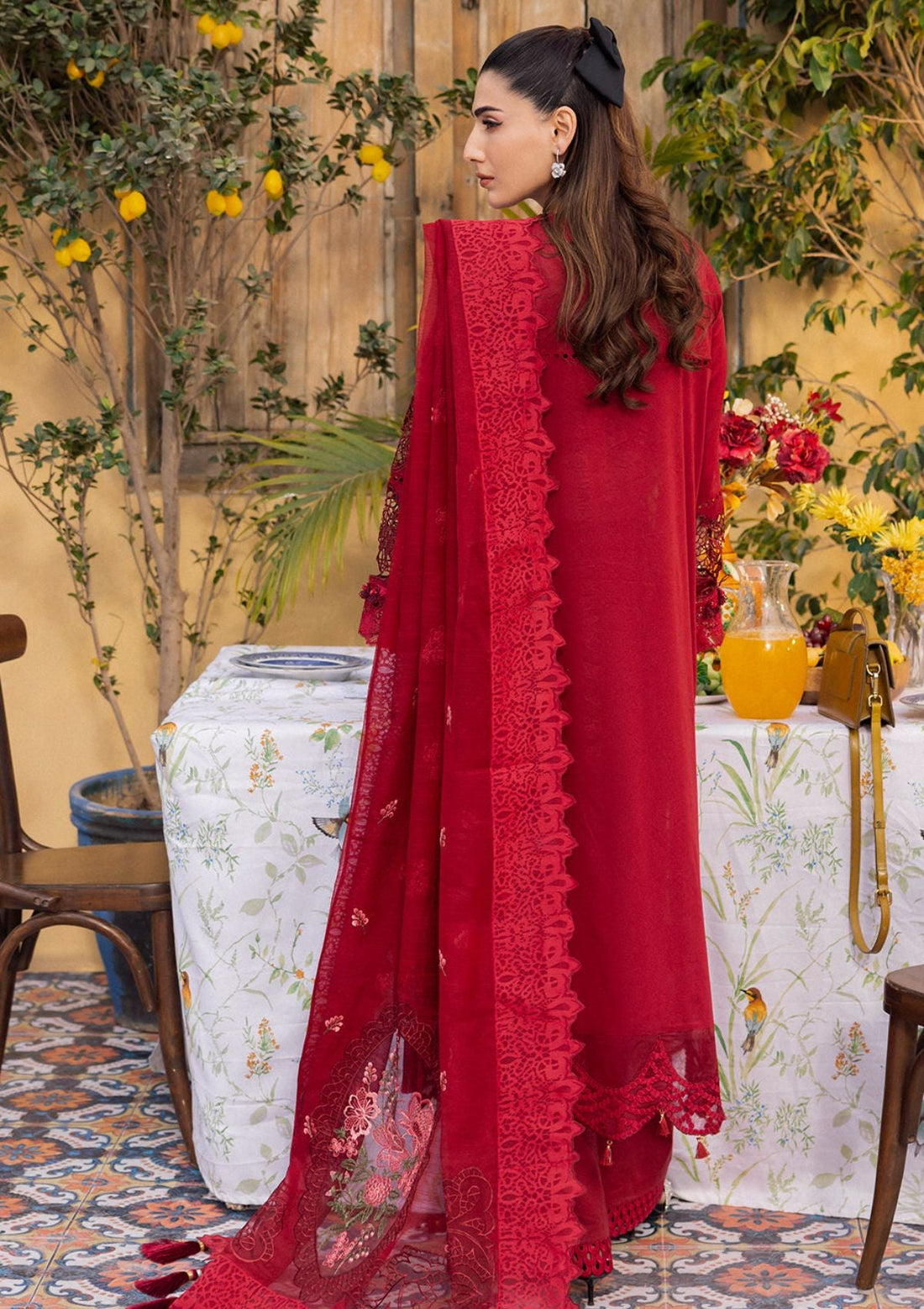 Lawn Collection - Saad Shaikh - Lamour - ROSE