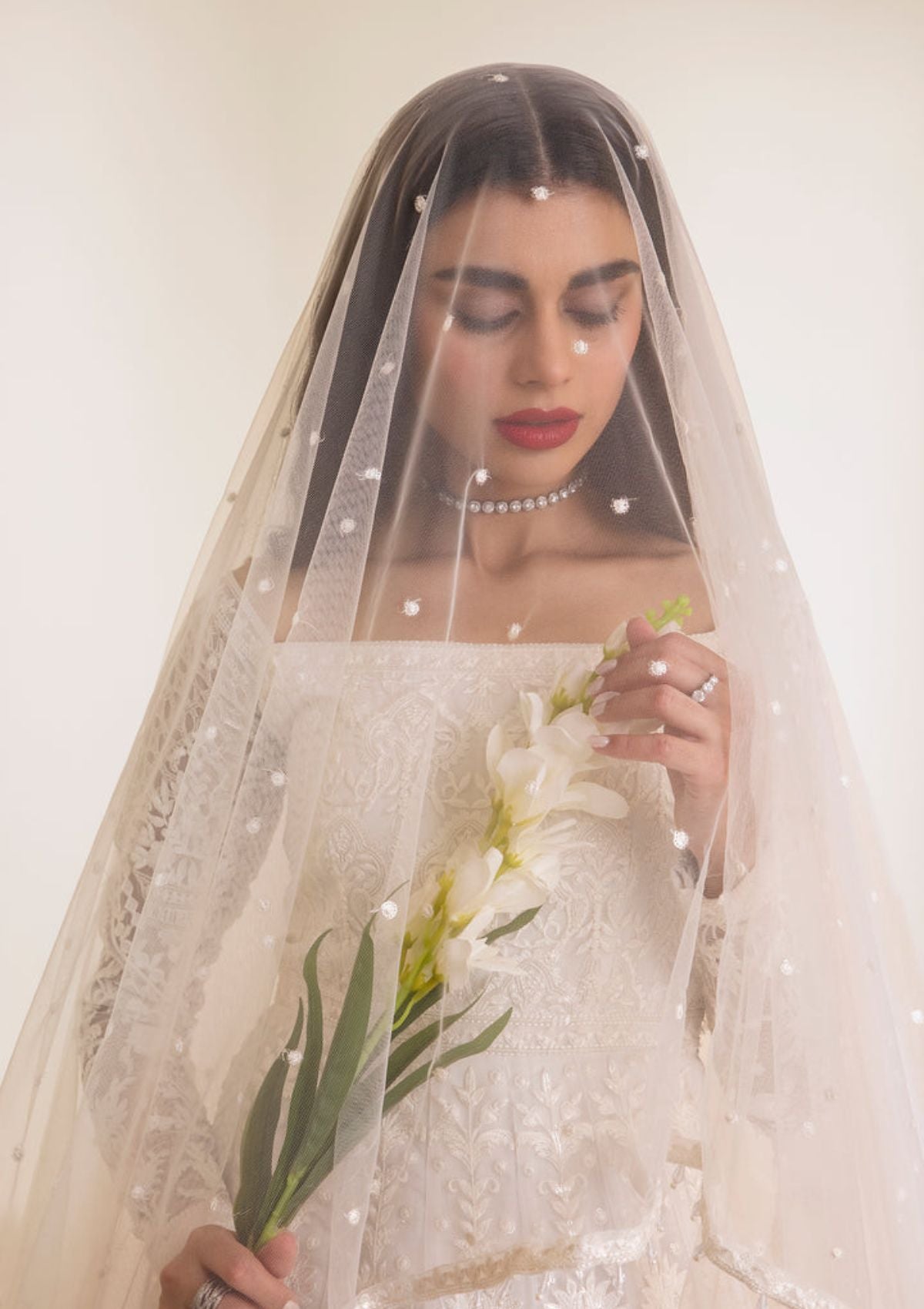 Formal Collection - Maryum N Maria - The Brides - Gesso (MS23-533) - Official Maryum N Maria - Agha Fabrics UK