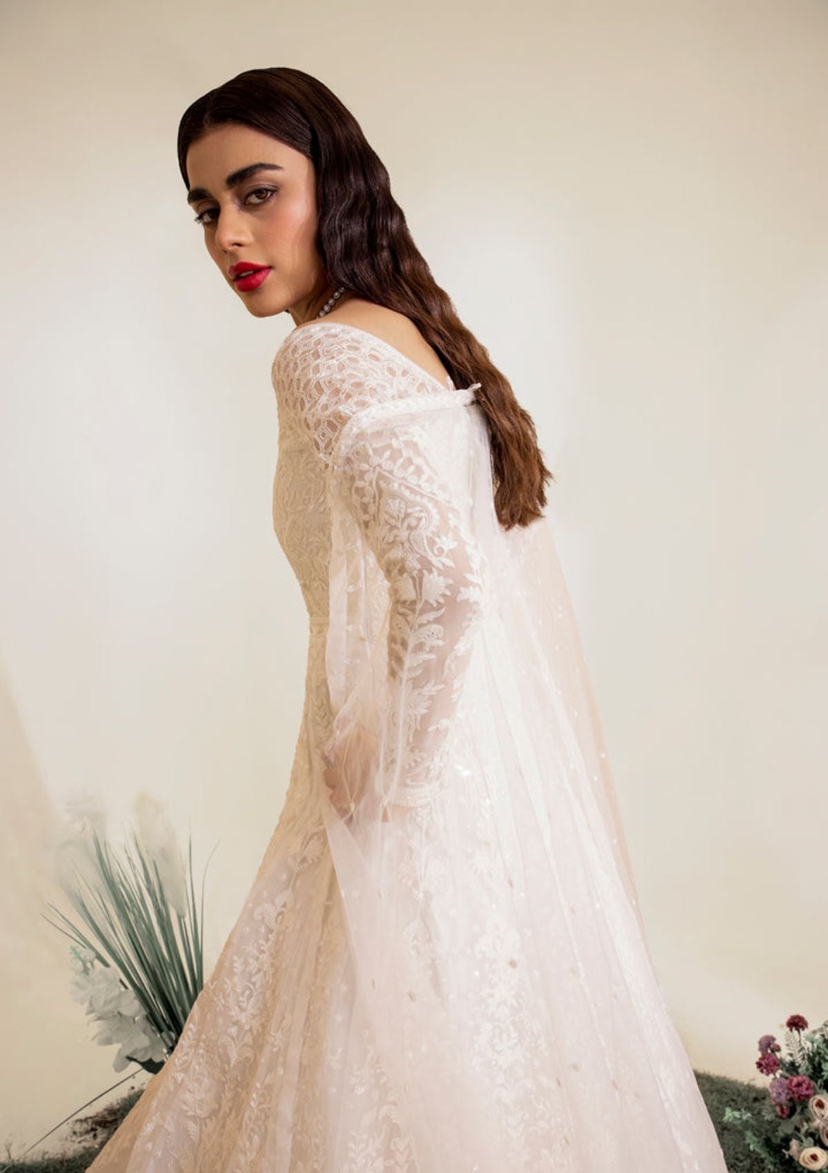 Formal Collection - Maryum N Maria - The Brides - Gesso (MS23-533) - Official Maryum N Maria - Agha Fabrics UK