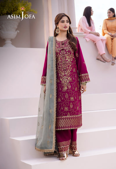 Asim Jofa | Dhanak Rang Collection | AJCF-12 - Official Asim Jofa - Agha Fabrics UK