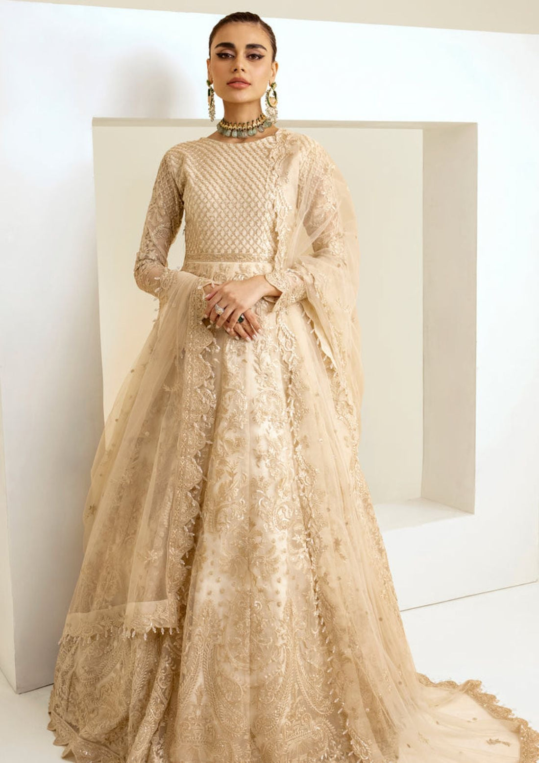 Formal Collection - Maryum N Maria - The Brides - Shroom (MS23-538) - Official Maryum N Maria - Agha Fabrics UK