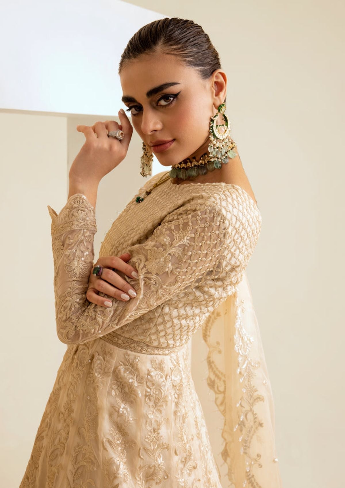 Formal Collection - Maryum N Maria - The Brides - Shroom (MS23-538) - Official Maryum N Maria - Agha Fabrics UK