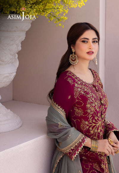 Asim Jofa | Dhanak Rang Collection | AJCF-12 - Official Asim Jofa - Agha Fabrics UK