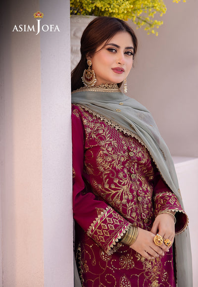Asim Jofa | Dhanak Rang Collection | AJCF-12 - Official Asim Jofa - Agha Fabrics UK