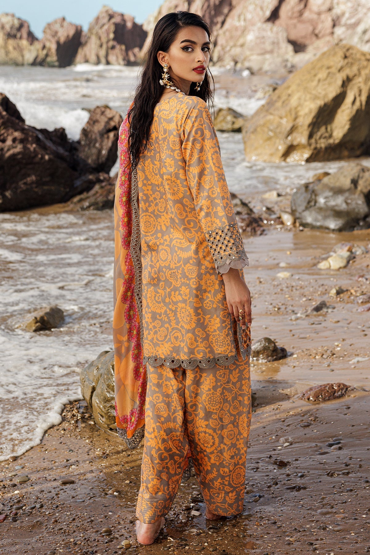 Charizma | Lawn Collection 24 | AS4-09 - Official Charizma - Agha Fabrics UK