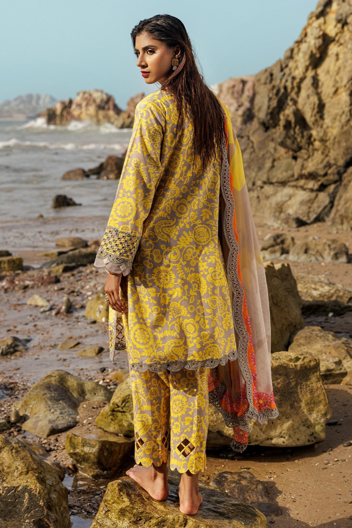 Charizma | Lawn Collection 24 | AS4-11 - Official Charizma - Agha Fabrics UK