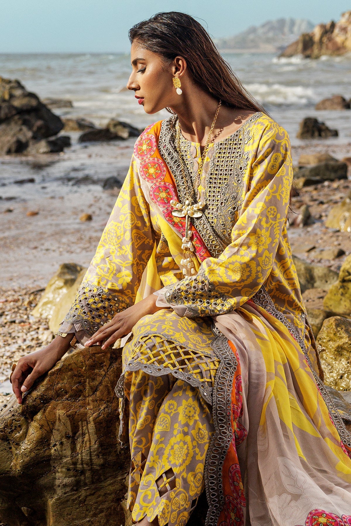 Charizma | Lawn Collection 24 | AS4-11 - Official Charizma - Agha Fabrics UK