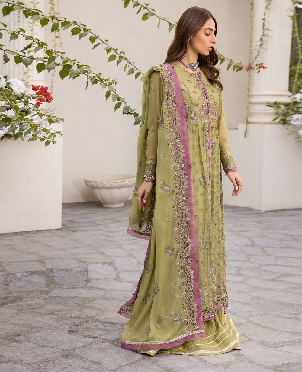 Xenia Formals | Raahi Luxury Formals | FUSEELAH - Official Xenia Formals - Agha Fabrics UK