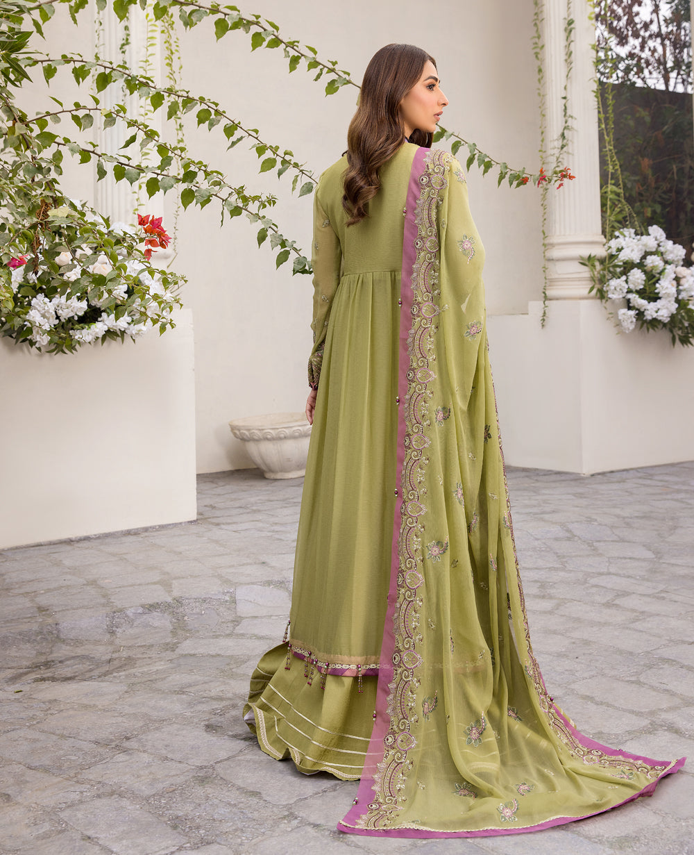 Xenia Formals | Raahi Luxury Formals | FUSEELAH - Official Xenia Formals - Agha Fabrics UK