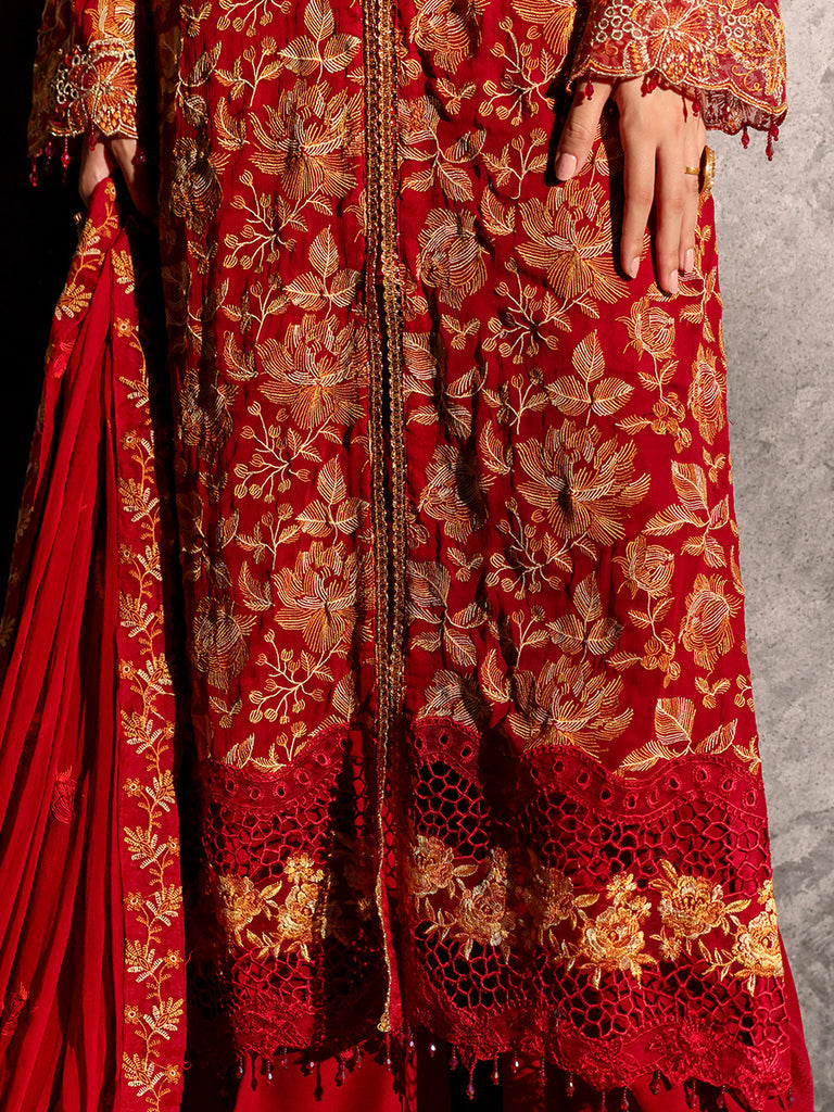 Rajbari | Sage Chiffon Edit | Rouge - Official Rajbari - Agha Fabrics UK