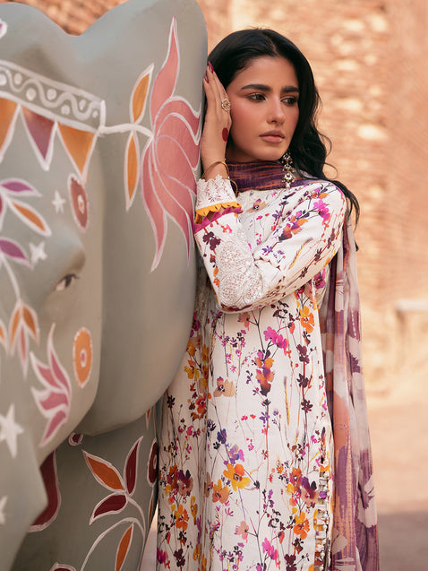 Parishay | Matsani Luxury Lawn 25 | MI - 10 - Official Parishay - Agha Fabrics UK