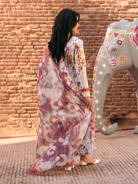 Parishay | Matsani Luxury Lawn 25 | MI - 10 - Official Parishay - Agha Fabrics UK