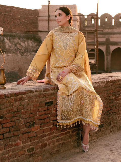 Parishay | Matsani Luxury Lawn 25 | MI - 11 - Official Parishay - Agha Fabrics UK