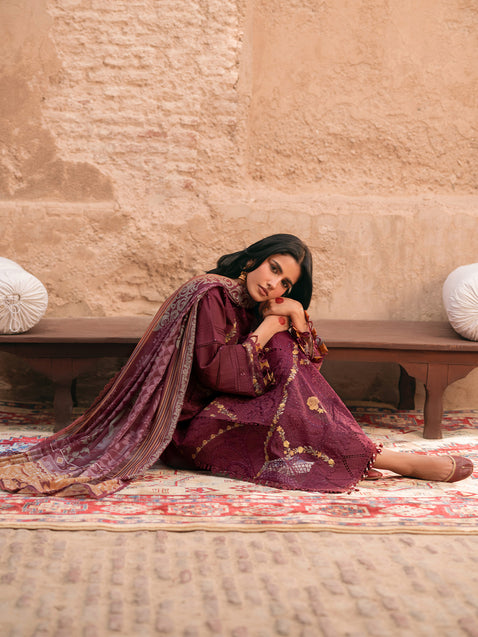 Parishay | Matsani Luxury Lawn 25 | MI - 12 - Official Parishay - Agha Fabrics UK