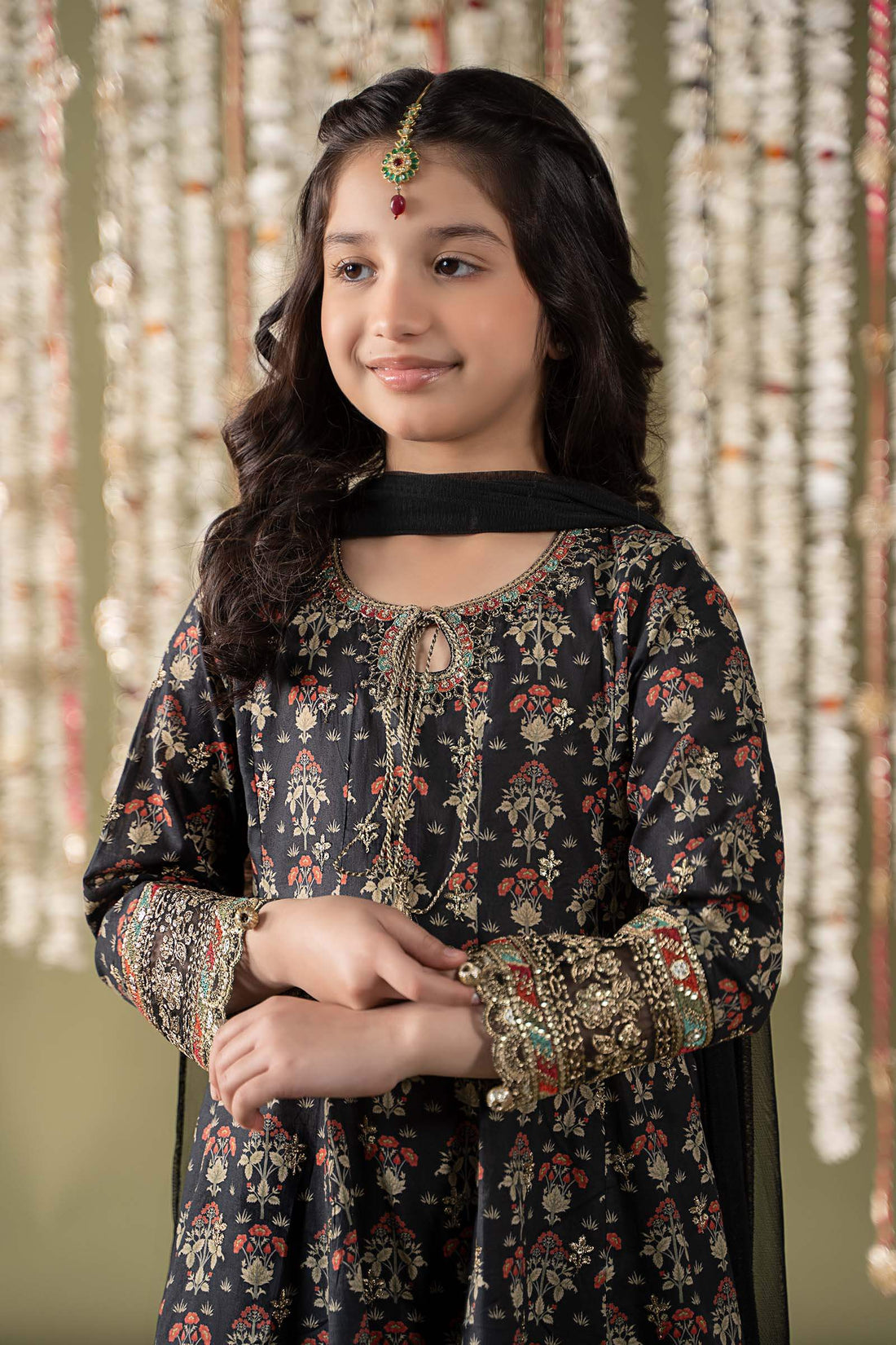 Maria B | Girls | MKD-EF25-05 (Black) -  Maria B Maria B Kids - Original Designer Dress - House of Maryam