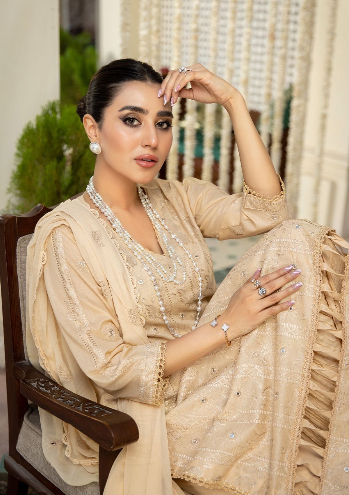 Lawn Collection - Mahnur - Mehr e Mah - MM#11 - Official Mahnur - Agha Fabrics UK