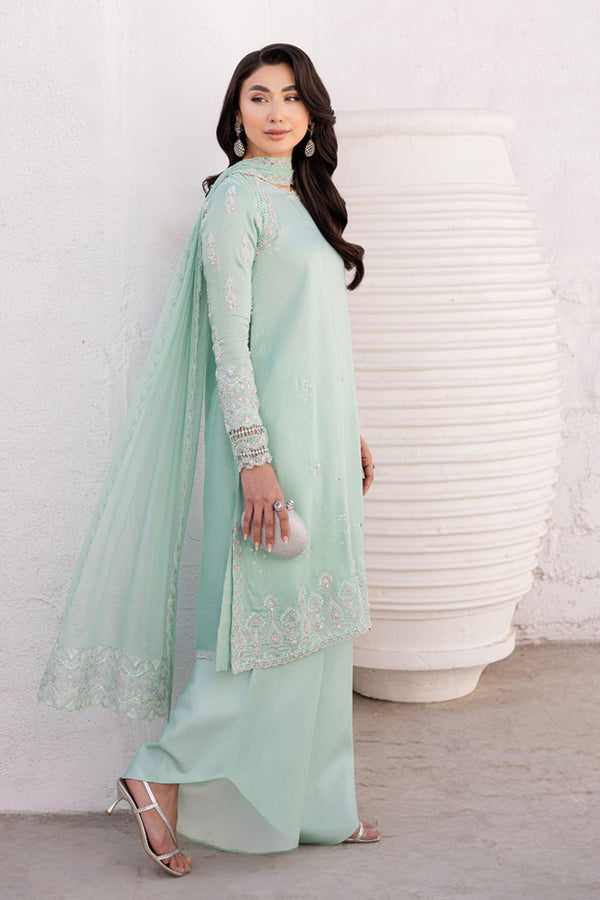 Marjjan | Elyna Lawn | NOA MP-45 (MINT GREEN) - Official Marjjan - Agha Fabrics UK