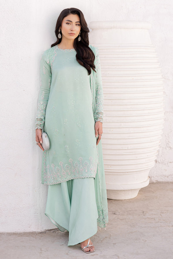 Marjjan | Elyna Lawn | NOA MP-45 (MINT GREEN) - Official Marjjan - Agha Fabrics UK