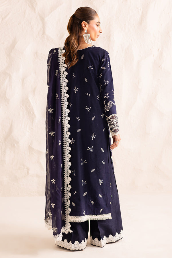 Marjjan | Elyna Lawn | IRINA MP-47 (NAVY BLUE) - Official Marjjan - Agha Fabrics UK