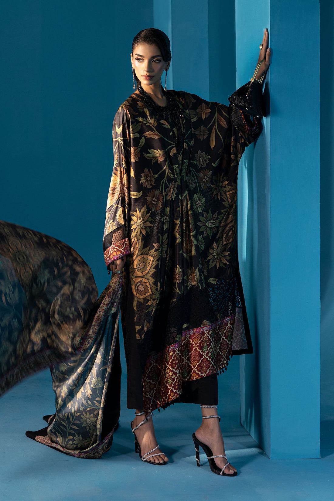 Maria B | Pre fall Dresses | MPS-W25-07 B - Official Maria B - Agha Fabrics UK