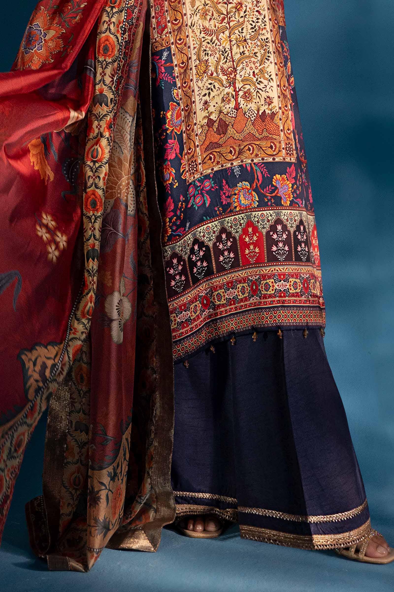 Maria B | Pre fall Dresses | MPS-W25-08 R - Official Maria B - Agha Fabrics UK