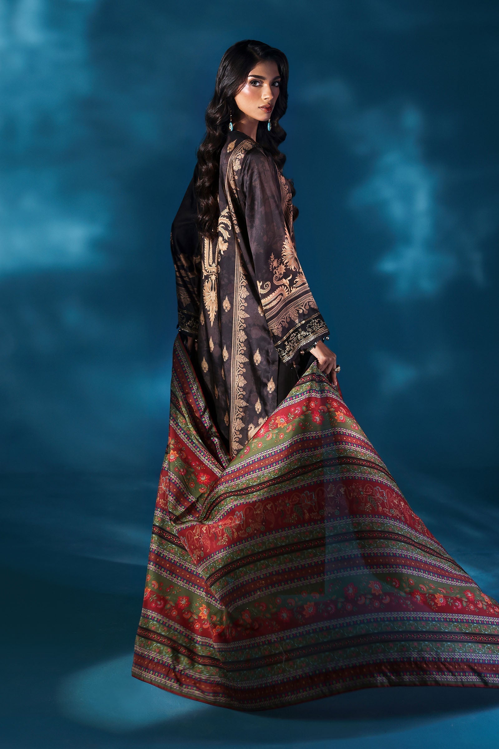 Maria B | Pre fall Dresses | MPS-W25-02 K - Official Maria B - Agha Fabrics UK