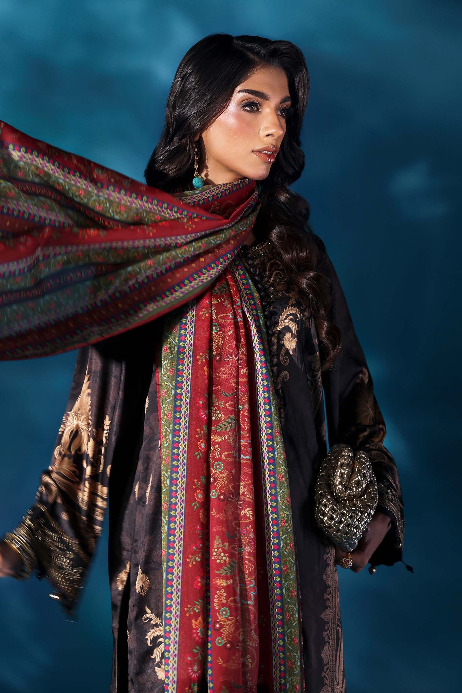 Maria B | Pre fall Dresses | MPS-W25-02 K - Official Maria B - Agha Fabrics UK