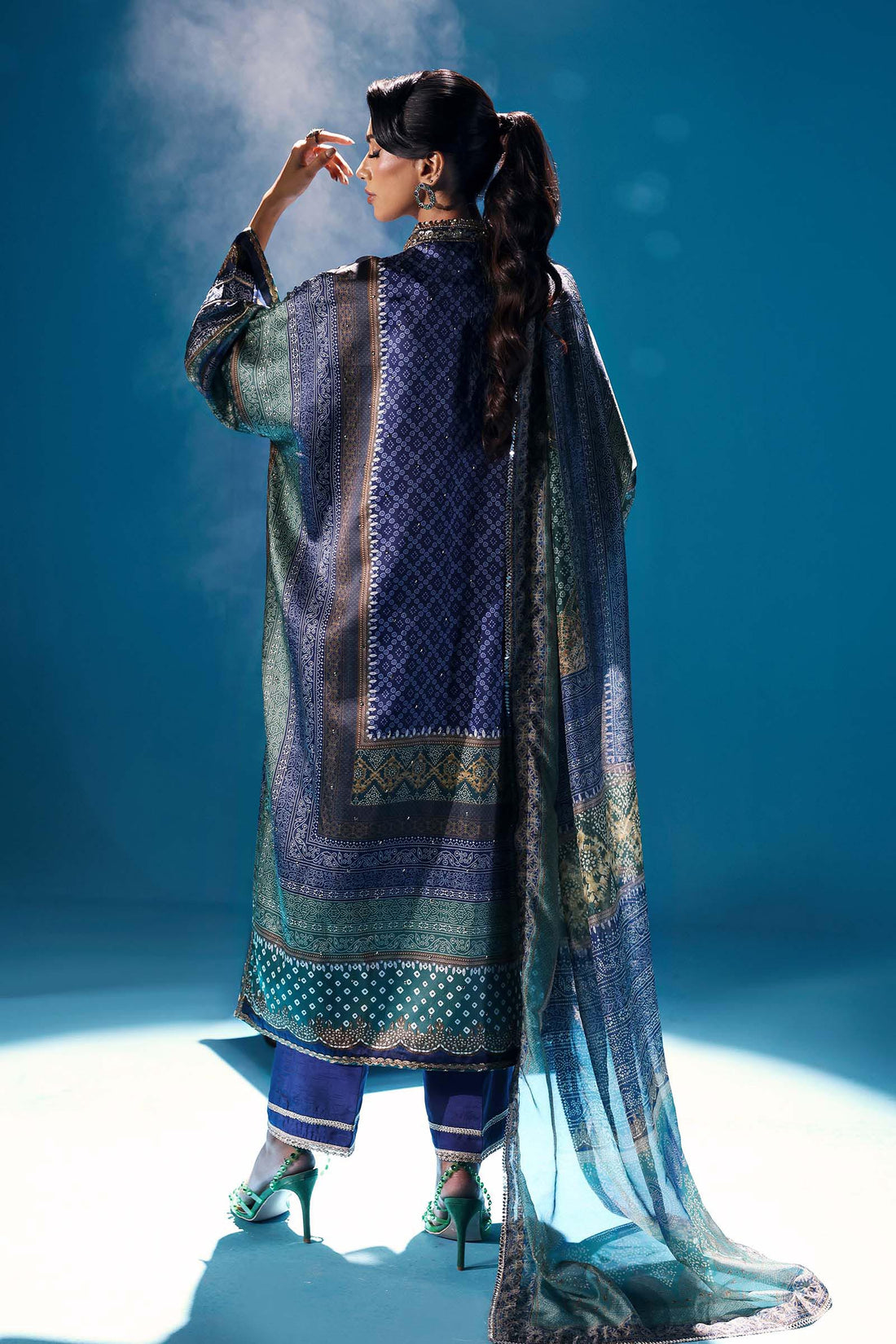 Maria B | Pre fall Dresses | MPS-W25-03 B - Official Maria B - Agha Fabrics UK