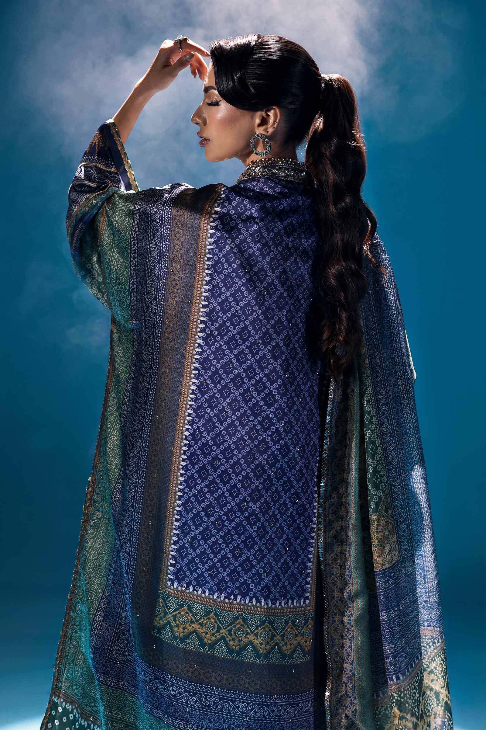 Maria B | Pre fall Dresses | MPS-W25-03 B - Official Maria B - Agha Fabrics UK