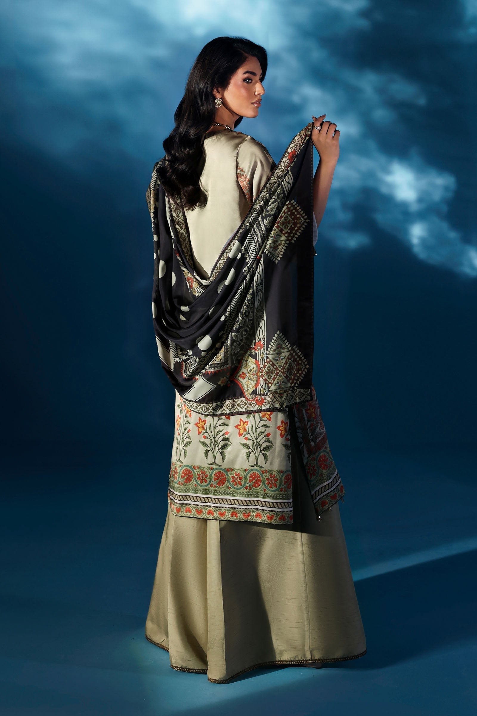 Maria B | Pre fall Dresses | MPS-W25-05 S - Official Maria B - Agha Fabrics UK