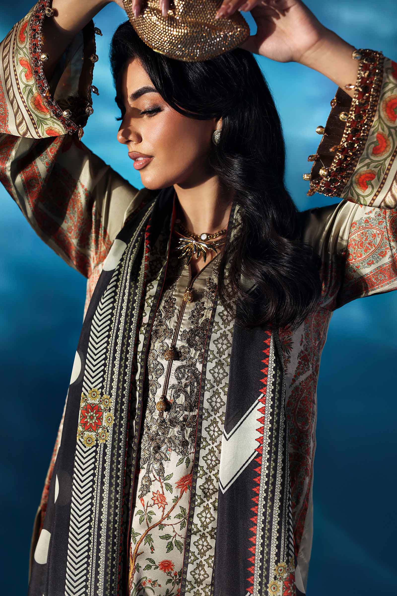 Maria B | Pre fall Dresses | MPS-W25-05 S - Official Maria B - Agha Fabrics UK