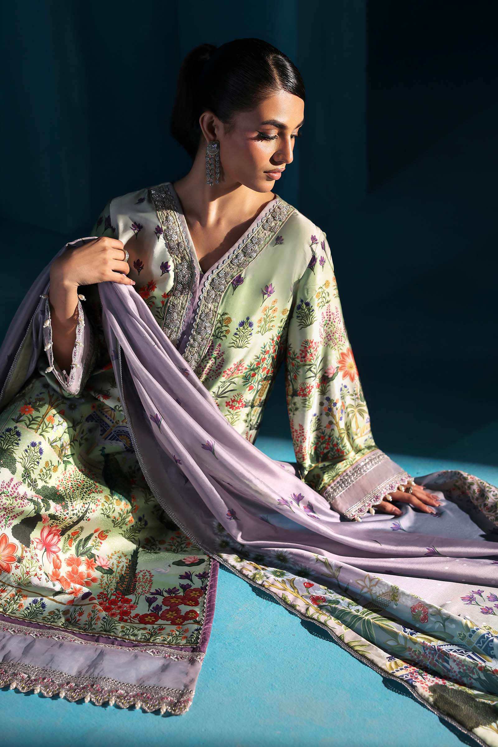 Maria B | Pre fall Dresses | MPS-W25-06 G - Official Maria B - Agha Fabrics UK