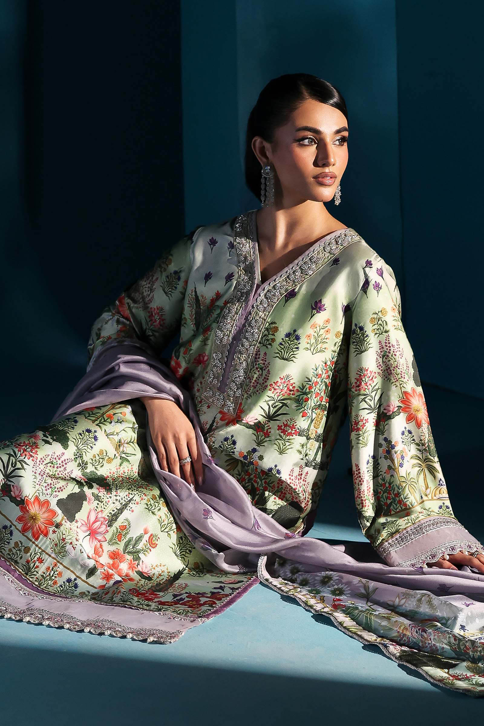 Maria B | Pre fall Dresses | MPS-W25-06 G - Official Maria B - Agha Fabrics UK