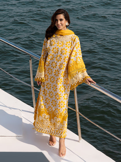 Parishay | Monaco Luxury Lawn 25 | MS-02 - Official Parishay - Agha Fabrics UK