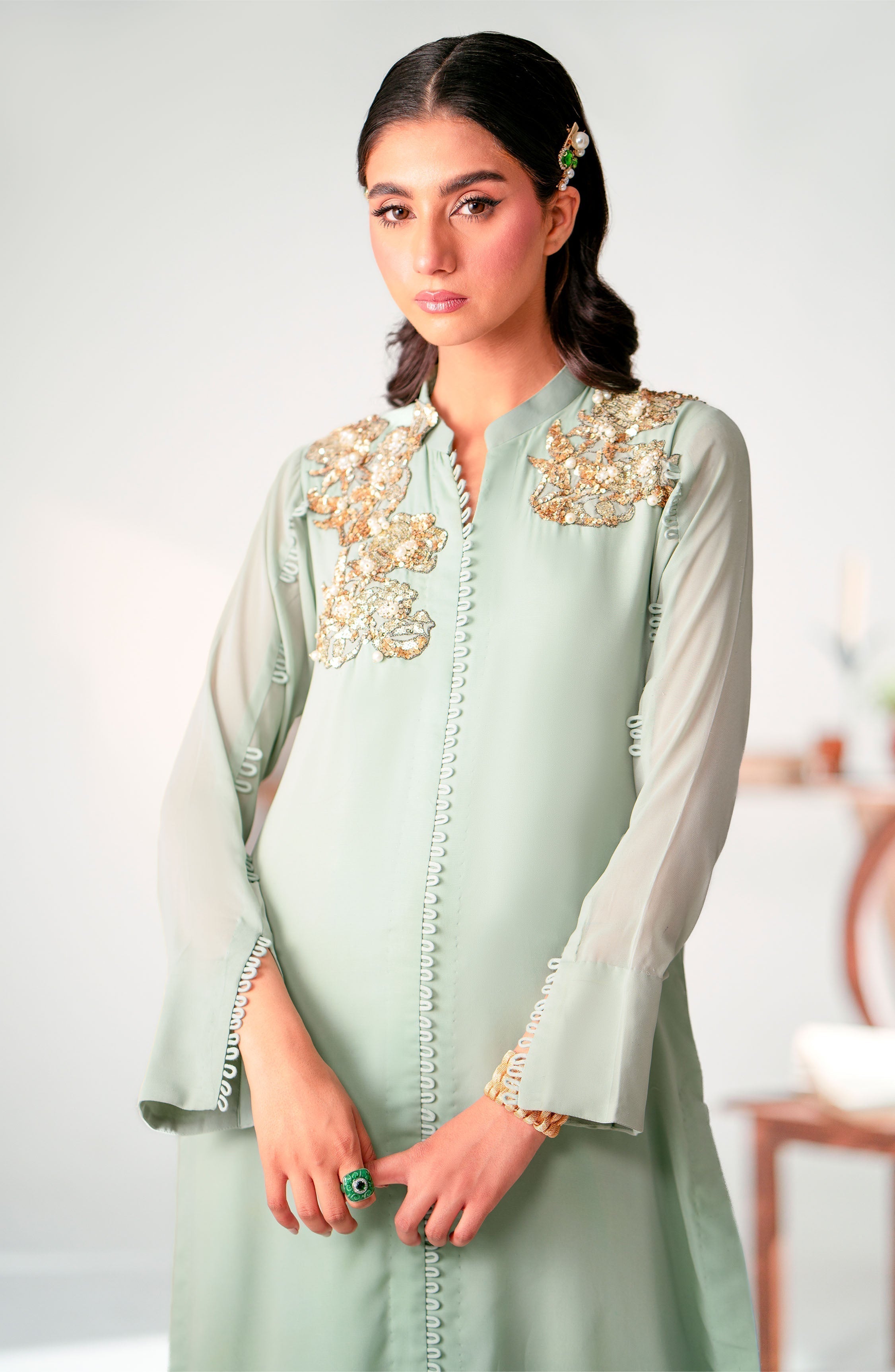 Maryum N Maria | Pret A Luxe | AIMEE -  Maryum N Maria Luxury -  Agha Fabrics