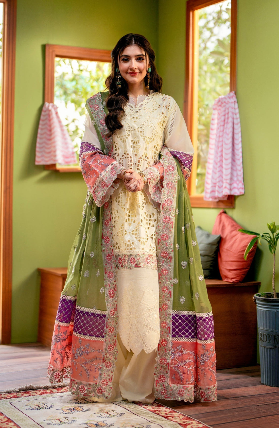 Maryum N Maria | Luxury Lawn 24 | Dina -  Maryum N Maria Luxury -  Agha Fabrics